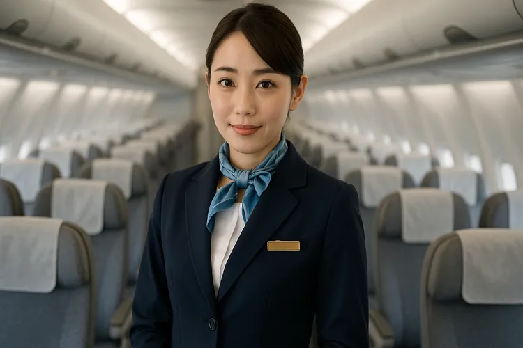 空姐服务的客人形形色色。AI示意图