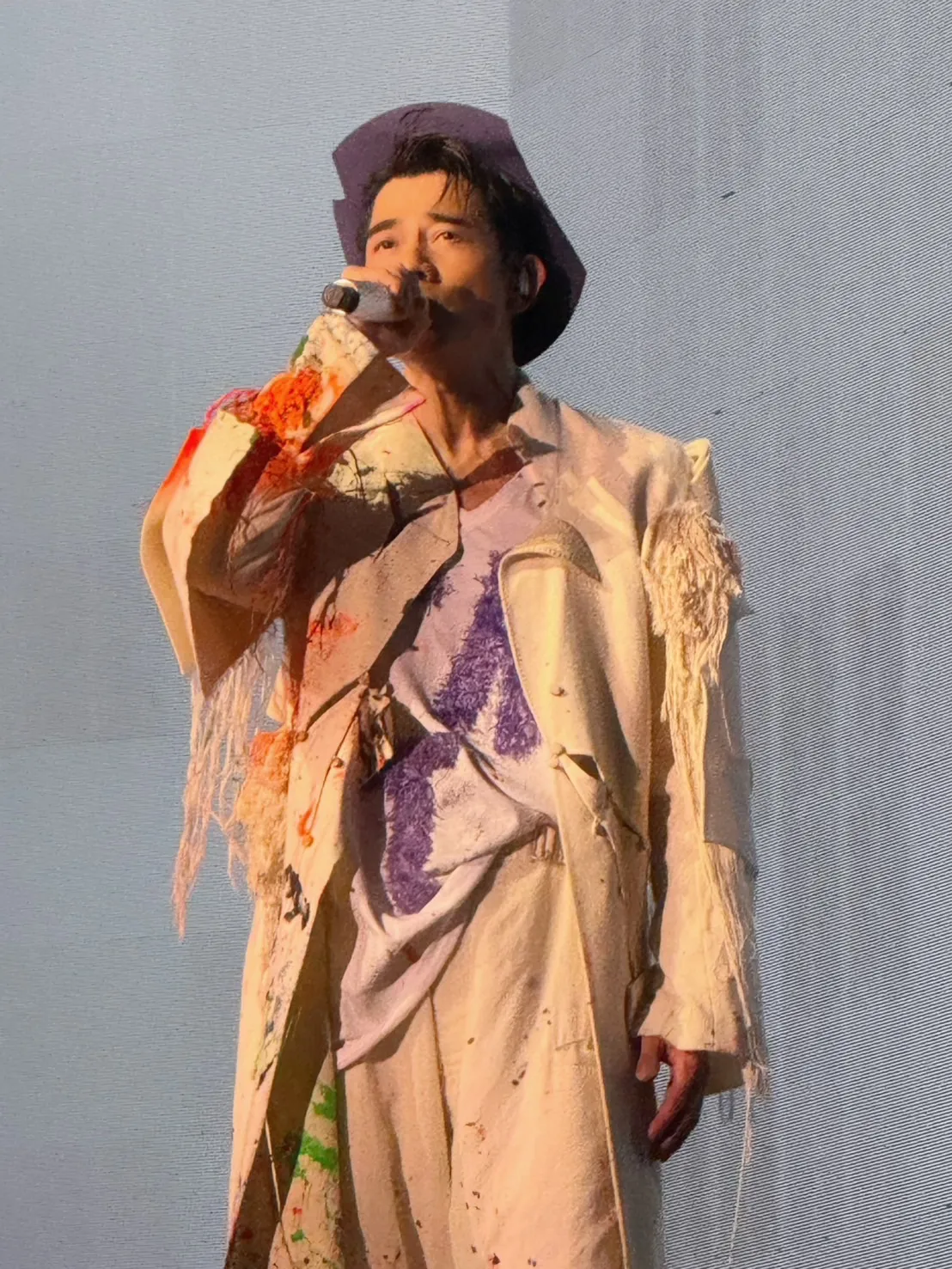 郭富城深情演唱。读者提供