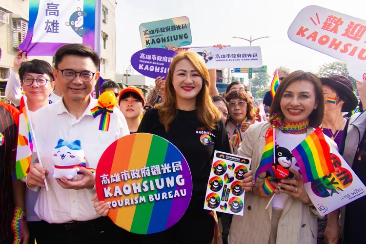 高雄同志大遊行29日在鳳山登場。翻攝畫面