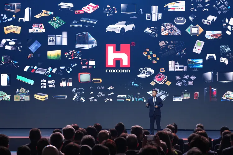 鴻海董事長劉揚偉。彭欣偉攝