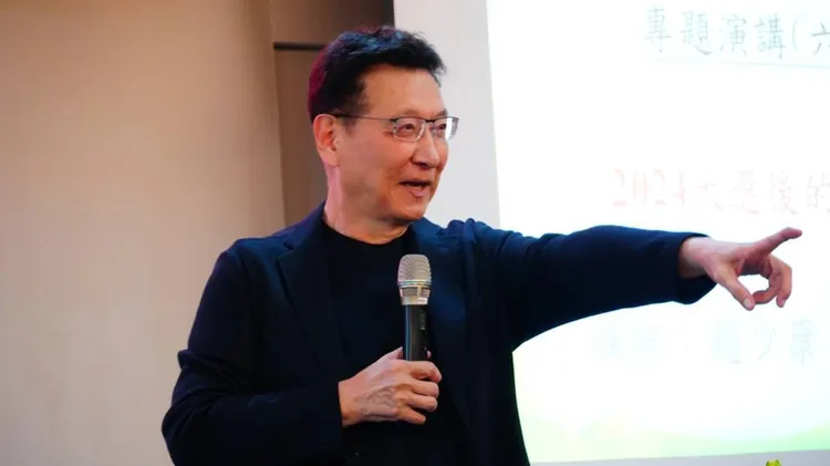 中广前董座赵少康因亮票，遭北检起诉求处重刑。翻摄自赵少康脸书