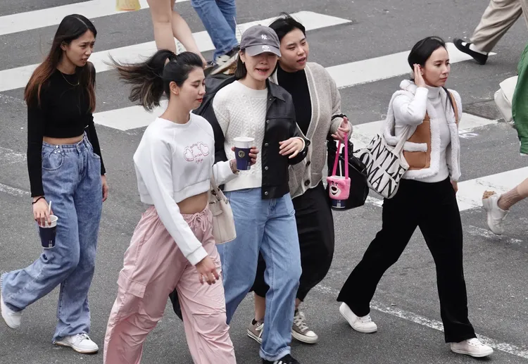 明起冷空气杀到台湾。示意图。庄宗达摄