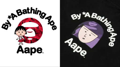 AAPE聯手《櫻桃小丸子》！　野口「神秘冷笑」加入猿頭Logo