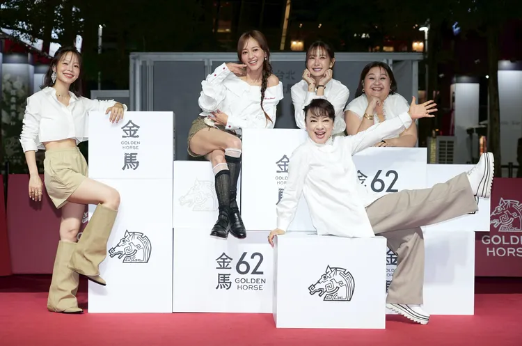 《陽光女子合唱團》在金馬首映。彭欣偉攝