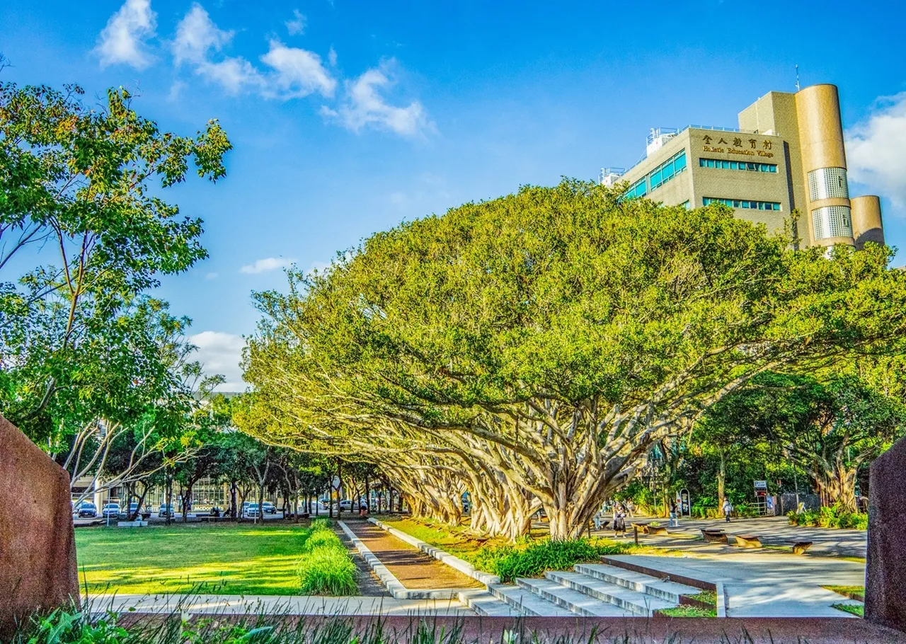 中原大学推动绿色校园。中原大学提供