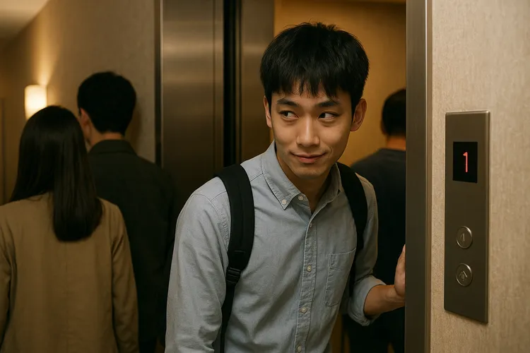 蔡姓研究生不是旅馆的住客，却尾随旅馆其他住客搭电梯至4楼，并进入房间内，被员工发现报警逮人。AI生成示意图