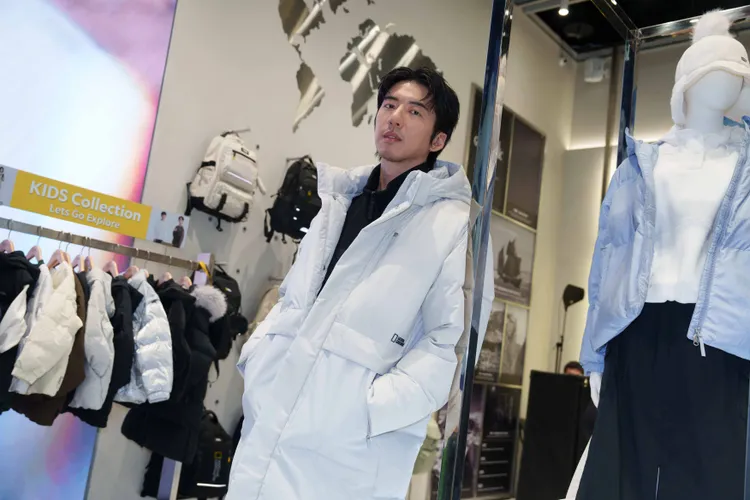 傅孟柏今日擔任國家地理服飾一日店長。品牌提供