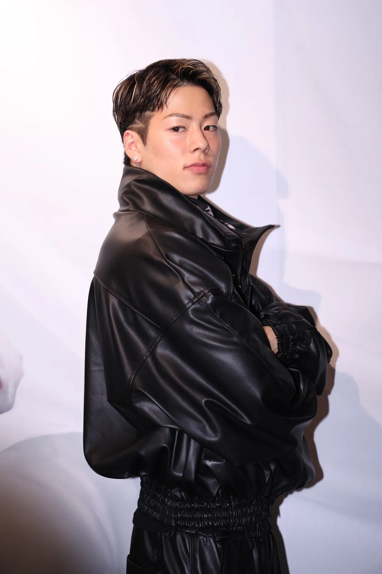 「格鬥界許光漢」三浦孝太來台為日本髮品品牌SILK THE RICH站台。莊宗達攝