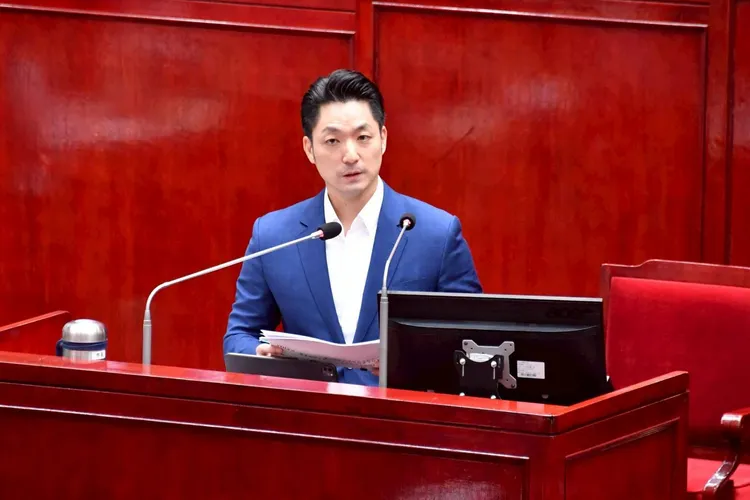 蒋万安回应2026台北市选战，强调现阶段专注市政。资料照片／北市府提供