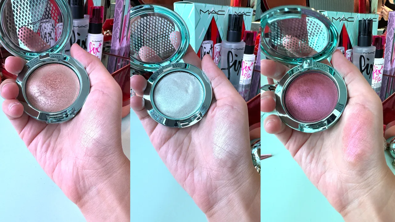 M.A.C未来乐园系列QQ奶冻打亮霜,各1180元。张家玲摄