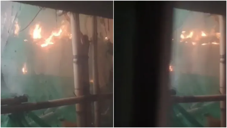 宏福苑住户「烈焰中逃生」视角曝光！他叹：竹都是用来引火的