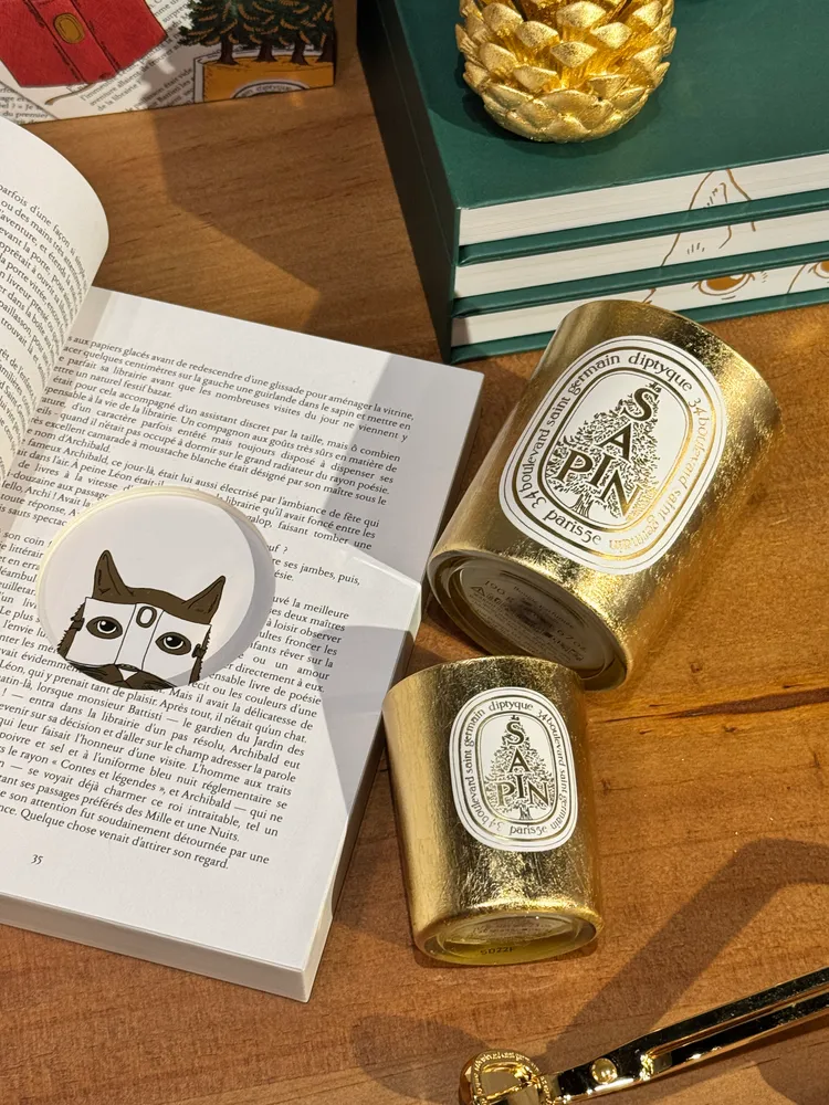 2025聖誕限量蠟燭#冷杉，70g／1650元、190g／2750元。張家玲攝