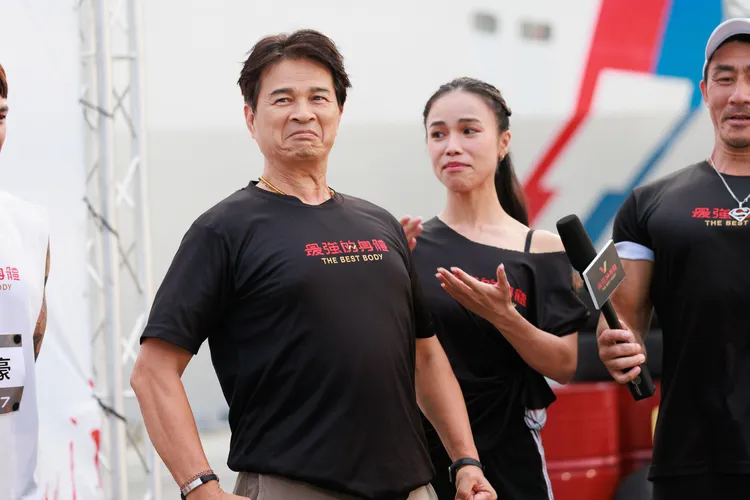 「永遠的班長」李興文（左）、林芯儀出席錄影。好看娛樂提供