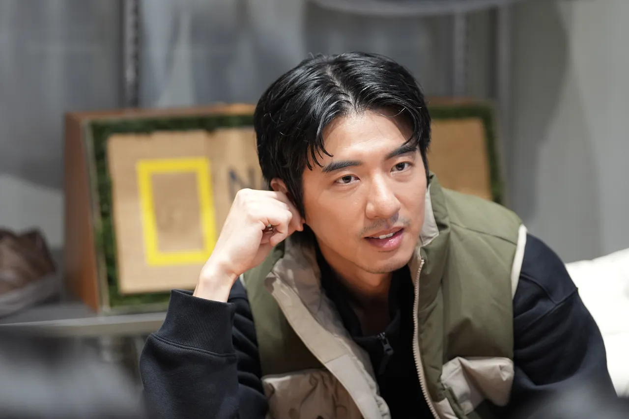 傅孟柏當兵當好當滿所以聊得輕鬆。攝影中心攝