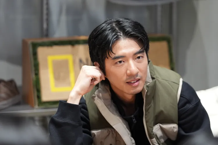 傅孟柏當兵當好當滿所以聊得輕鬆。攝影中心攝