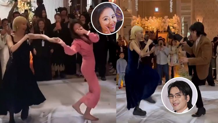 邱澤許瑋甯婚禮「原唱來了」8星飆嗓　Lulu拉林心如光腳伴舞