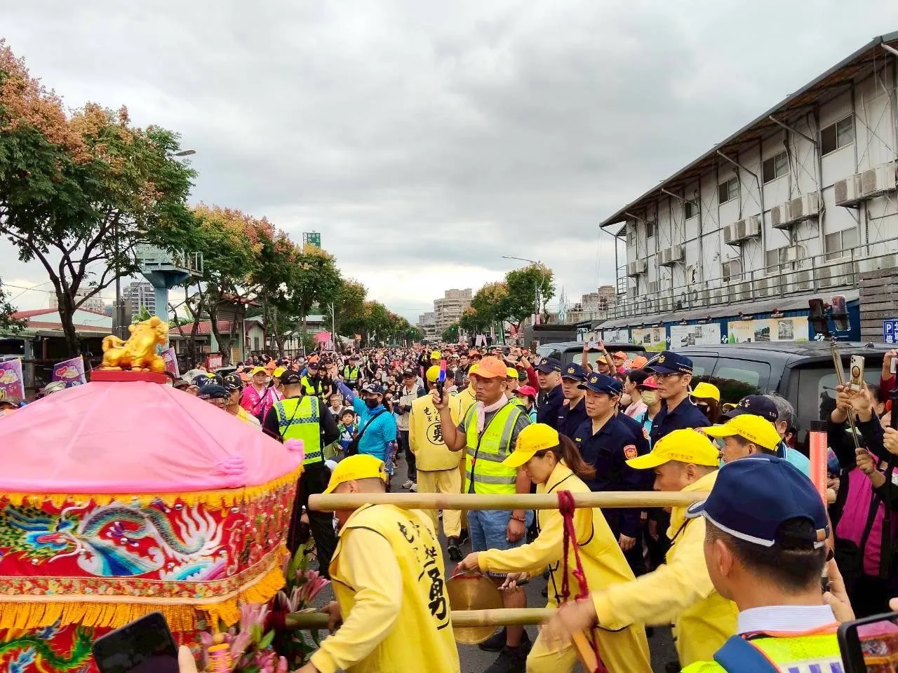 中和區萬人空巷。翻攝畫面