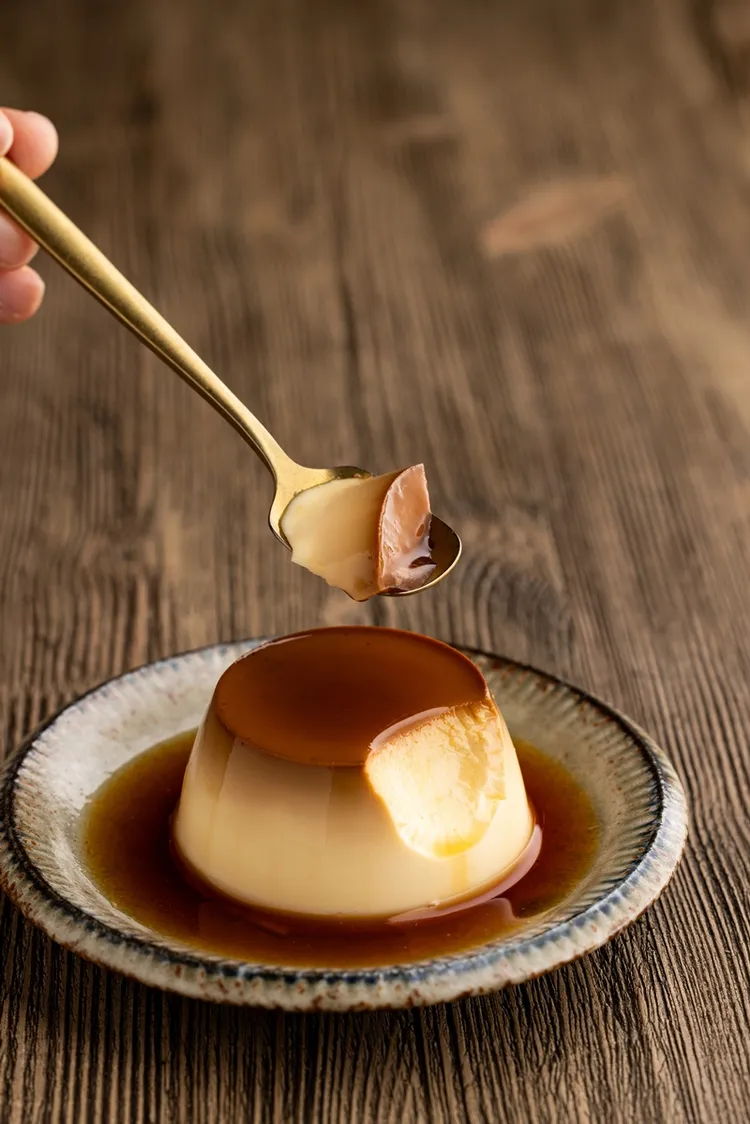 招牌焦糖布丁88元。業者提供