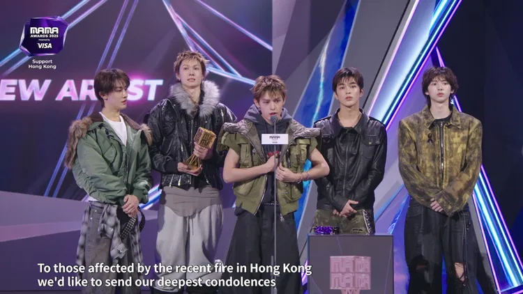 CORTIS出道剛滿100天，奪下最佳新人獎。翻攝Mnet