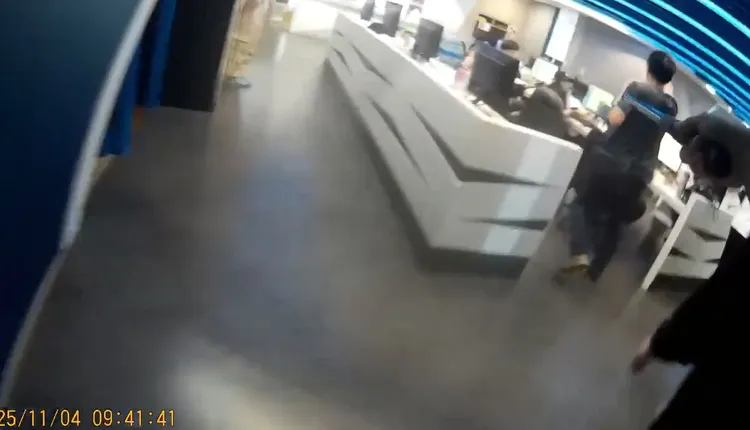 专案小组攻坚太子集团位于内湖的机房「颢玥数位科技公司」。翻摄画面