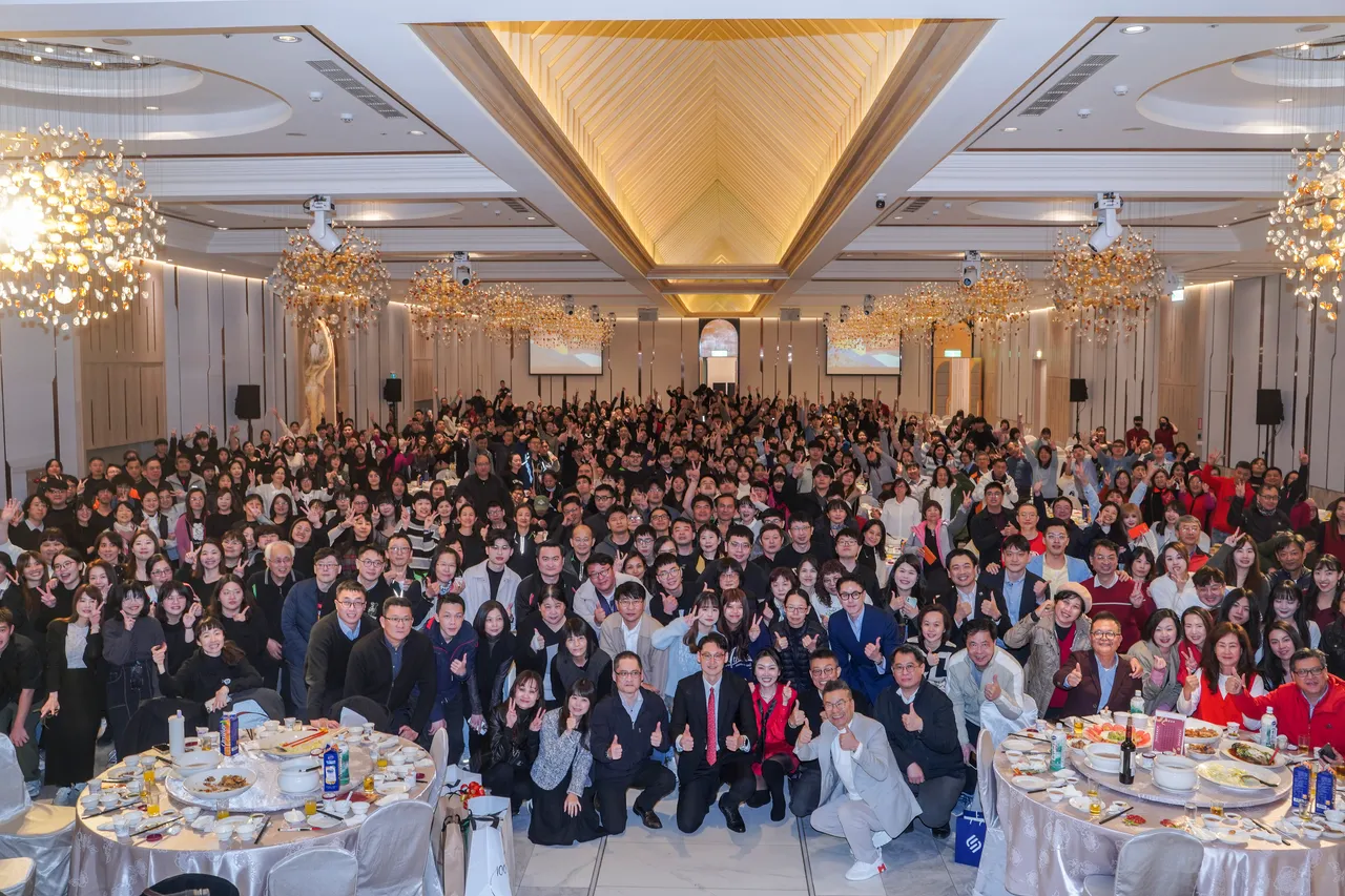 中陽集團舉辦春酒盛宴，營造溫暖且具歸屬感的職場氛圍。中陽集團提供