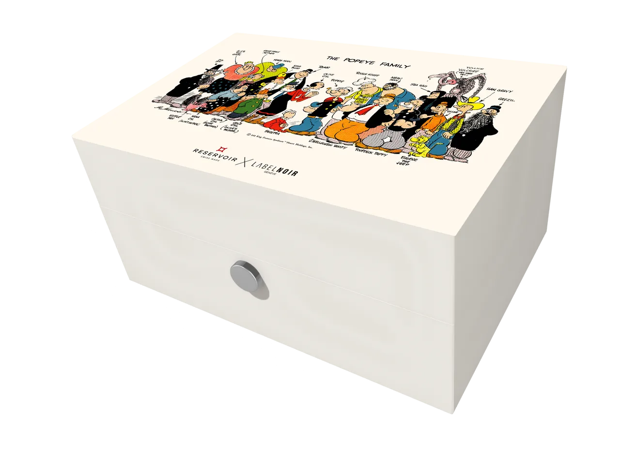 RESERVOIR x Popeye Golf全球限量300只，皆拥有独立编号，随附白色木制收藏盒。品牌提供
