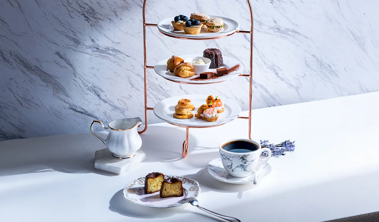 UMAMI金色三麦英式下午茶。业者提供