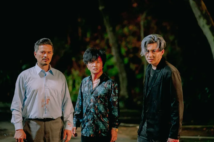 李興文（左起）、唐從聖、葛兆恩在片中有吃重演出。獨具慧眼文創＆Enjoy TV提供