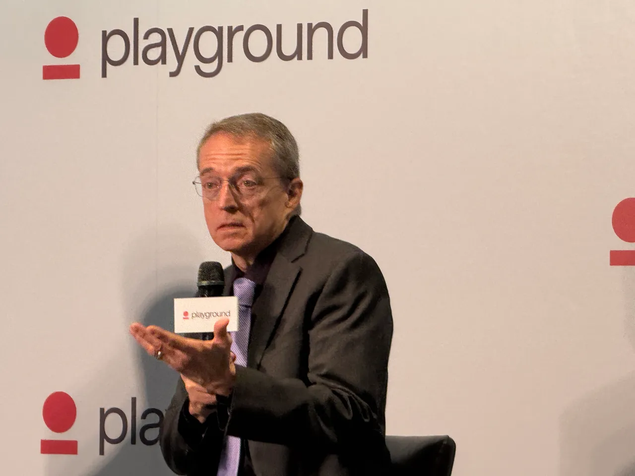  Playground Global 合夥人、前英特爾執行長季辛格（Pat Gelsinger）。呂承哲攝