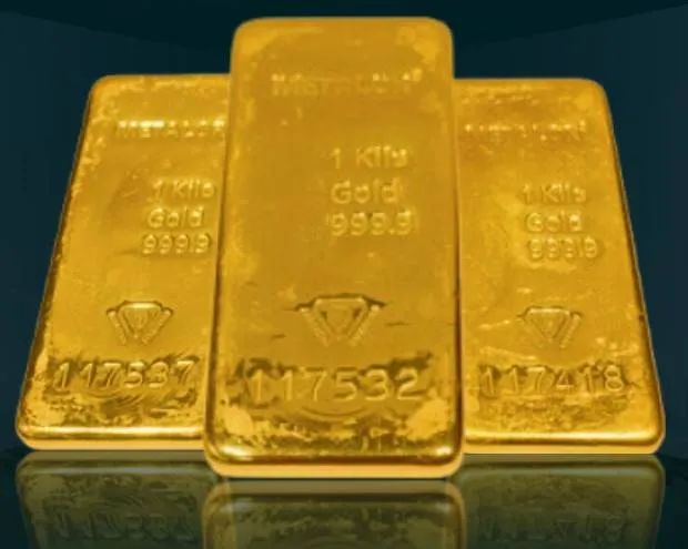 新北分署昨雙11一口氣全部拍出64公斤黃金。新北分署提供