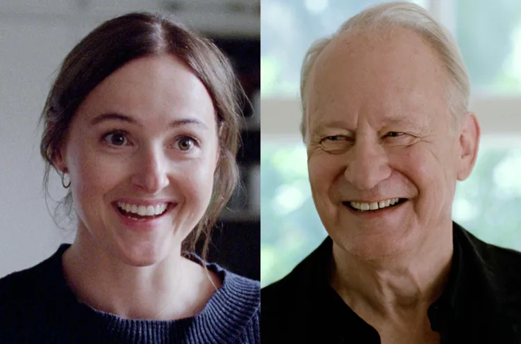 蕾娜特莱茵斯薇（左）与史戴伦史柯斯嘉。海鹏影业提供