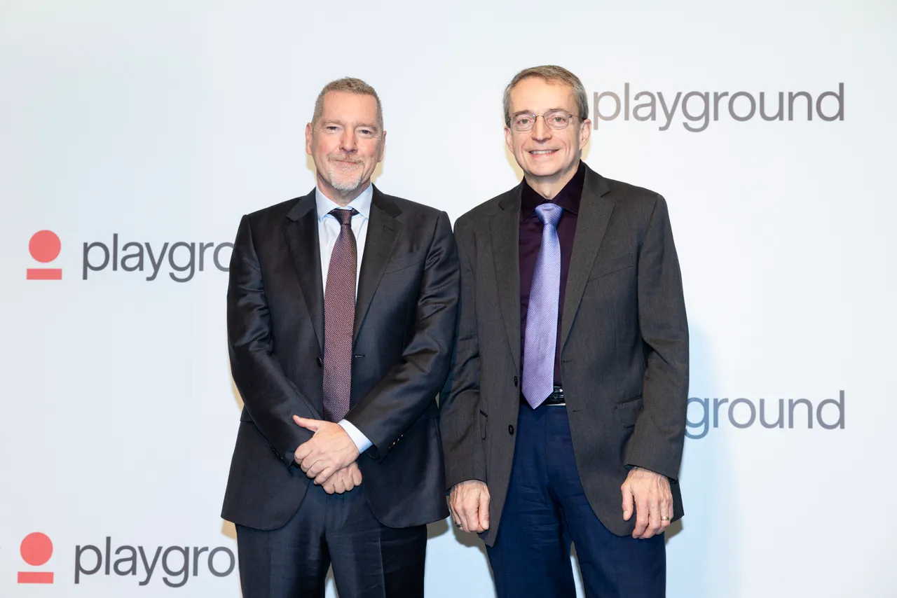 Playground 創辦人暨合夥人 Peter Barrett （左）與Playground Global 合夥人 Pat Gelsinger （右）。公司提供