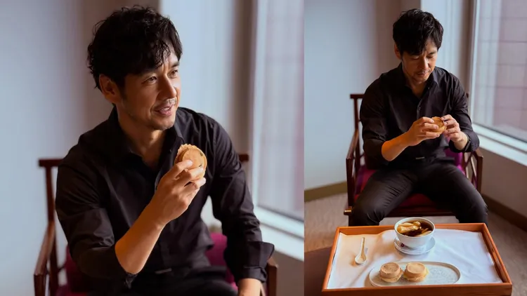 西岛秀俊介绍今天吃了豆花、车轮饼。翻摄西岛秀俊IG