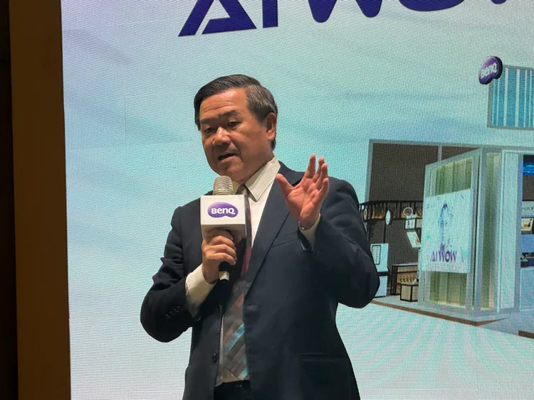 佳世达董事长陈其宏。吕承哲摄