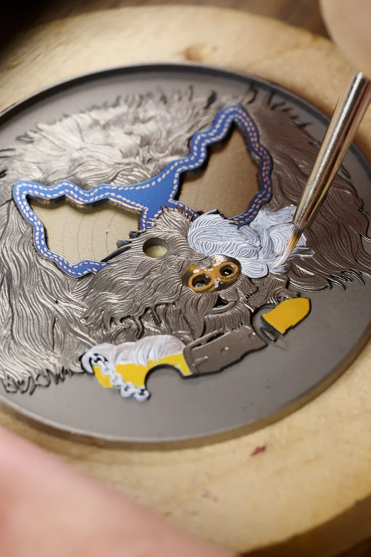 愛馬仕Amy腕錶製作過程。品牌提供