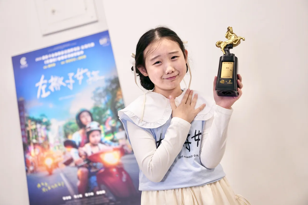 叶子绮想拿金马奖。彭欣伟摄