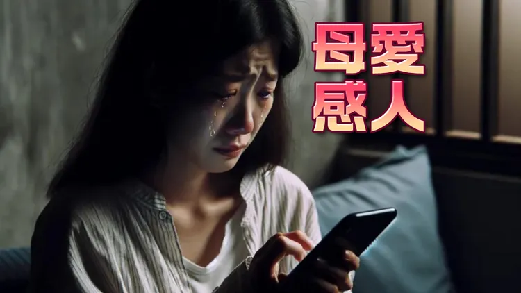 一名女学生要饭钱，结果母亲一举动惹鼻酸。AI生成示意图