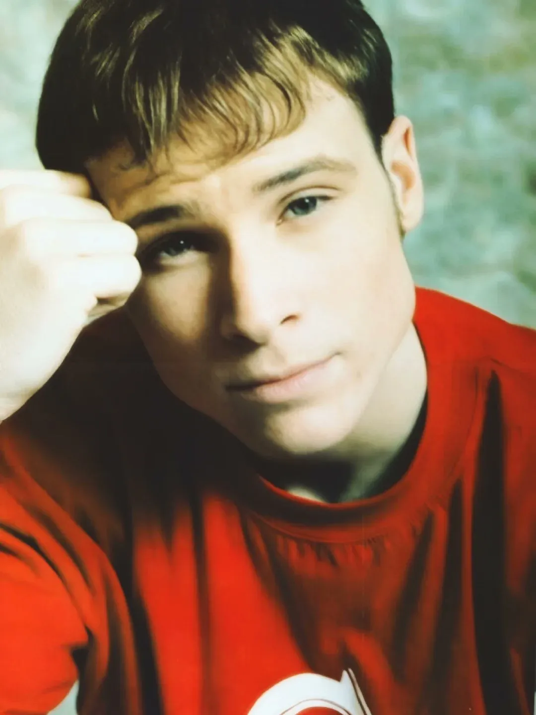 布莱恩以忧郁外型走红。翻摄自X