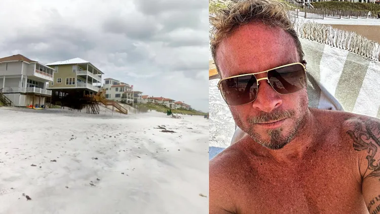 新好男孩成员怒向闯入沙滩的女子求偿150万元。翻摄自IG、Google地图