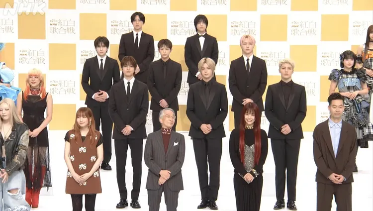 &TEAM今年達標日韓雙百萬專輯紀錄。翻攝NHK YouTube