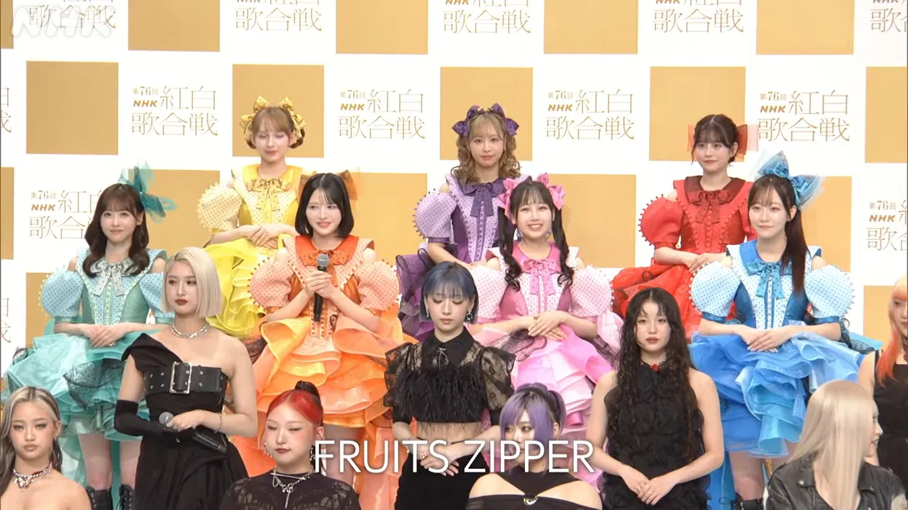 FRUITS ZIPPER首度入选。翻摄NHK YouTube