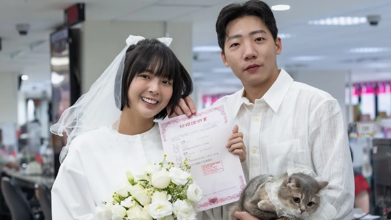 小猪黄沐妍结婚！帅尪曝光　开心喊：35岁真的嫁了