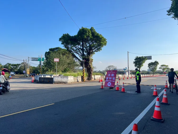 桃園仙草嘉年華周六登場，楊梅警分局加強活動現場周邊交管。楊梅警分局提供