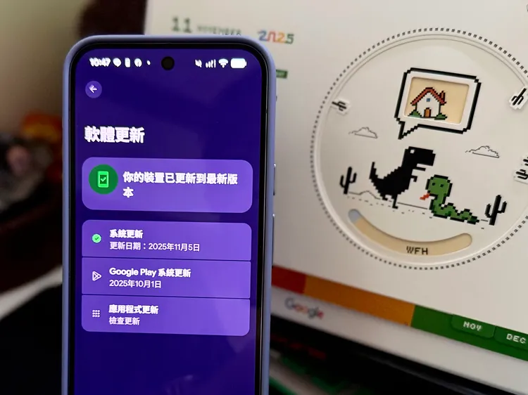 Google释出11月Pixel Feature Drop更新，并加入「主题包」桌布新选择。赵筱文摄