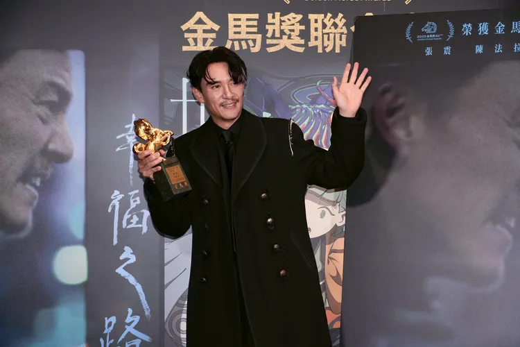 張震拿影帝。彭欣偉攝