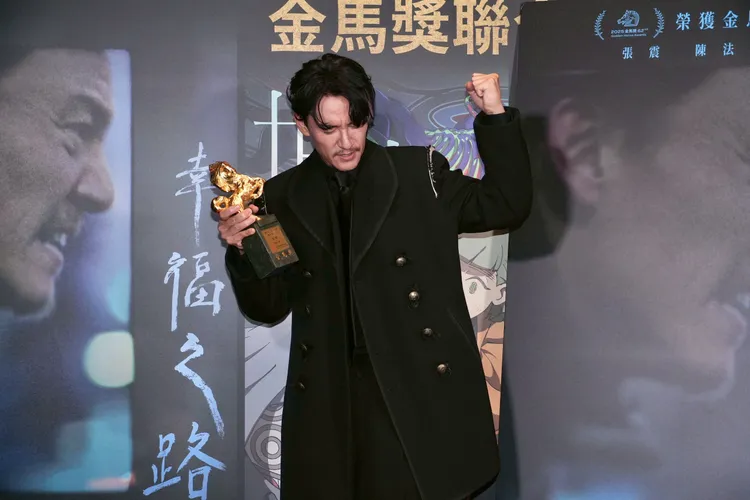 張震手握第二座金馬影帝。彭欣偉攝