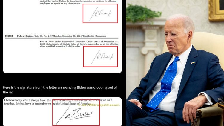 機器代簽不合法!川普撤銷拜登9成文件效力 「自己竟也用過」