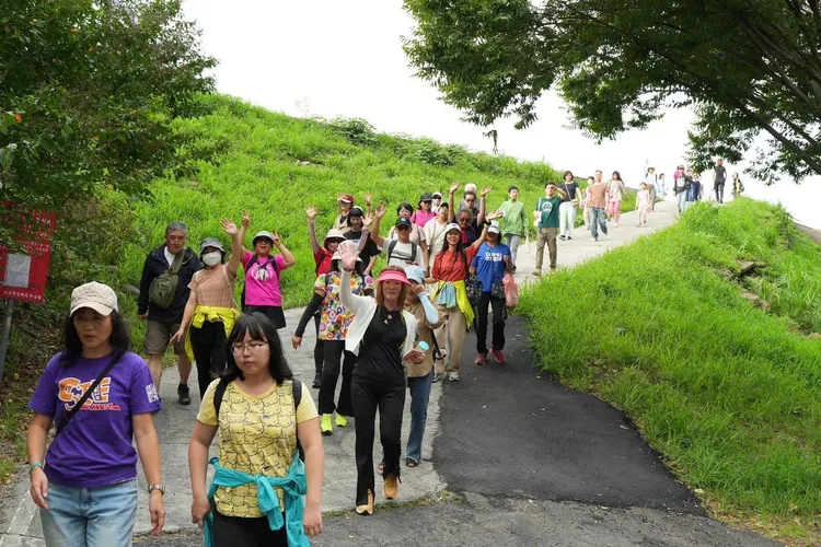 竹县千人反毒健走。新竹县府提供