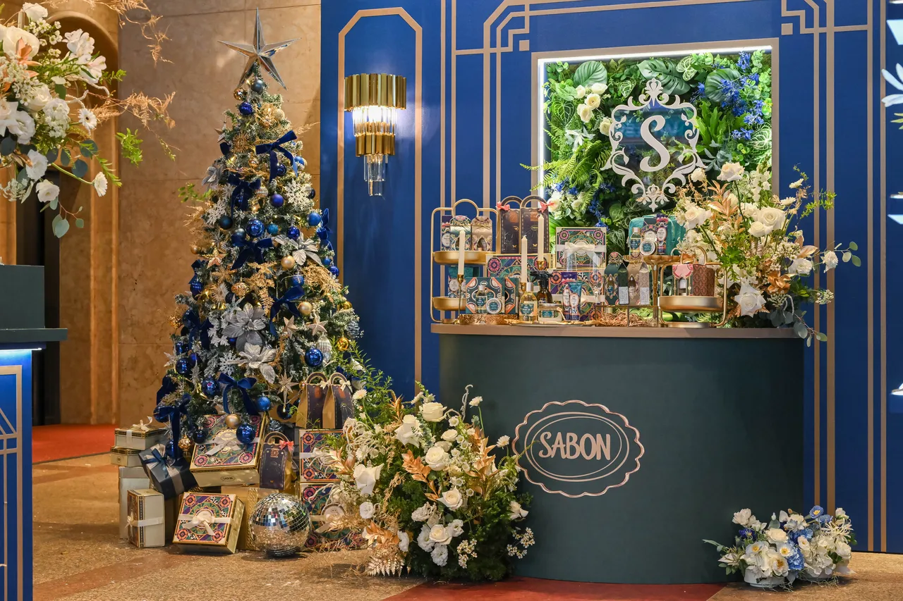 迎賓花牆。品牌提供