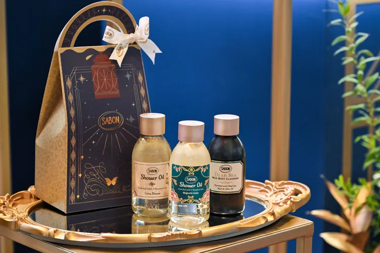 快閃店限定耶誕沐浴油禮盒組，1280元。品牌提供